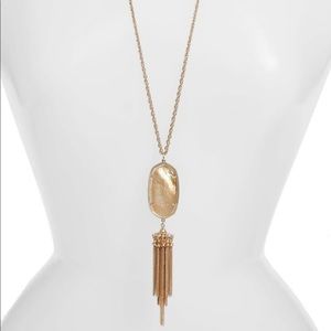 Kendra Scott Rayne Stone Tassle Necklace
